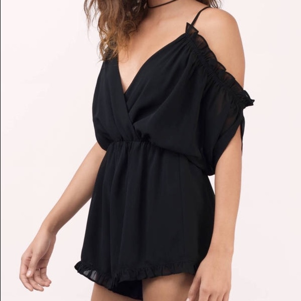 Tobi Ryen Black Romper - New w/ Tag